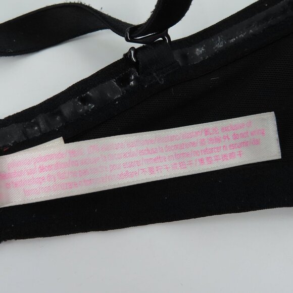 PINK Victorias Secret 32DD Wear Everywhere Multiway Push Up Black Bra Underwire - Picture 13 of 15